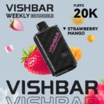 Vishbar Weekly Strawberry Mango 20000 Puffs Disposable Vape Uae Delivery