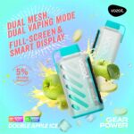 Vozol Gear Power Double Apple Ice 20000 Puffs Disposable Vape