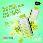 Vozol Gear Power Grape Ice 20000 Puffs Disposable Vape
