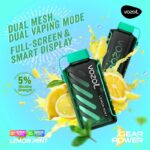 Vozol Gear Power Lemon Mint 20000 Puffs Disposable Vape