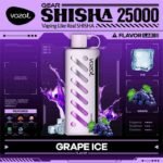 vozol Gear Shisha Grape Ice 25000 Puffs Disposable Vape Uae
