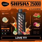 vozol Gear Shisha Love 777 25000 Puffs Disposable Vape Uae