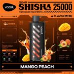 vozol Gear Shisha Mango Peach 25000 Puffs Disposable Vape Uae