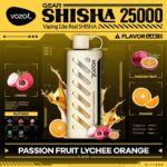 vozol Gear Shisha Passionfruit Lychee Orange 25000 Puffs Disposable Vape Uae