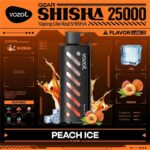 vozol Gear Shisha Peach Ice 25000 Puffs Disposable Vape Uae