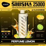 vozol Gear Shisha Perfume Lemon 25000 Puffs Disposable Vape Uae