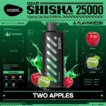 vozol Gear Shisha Two Apples 25000 Puffs Disposable Vape Uae