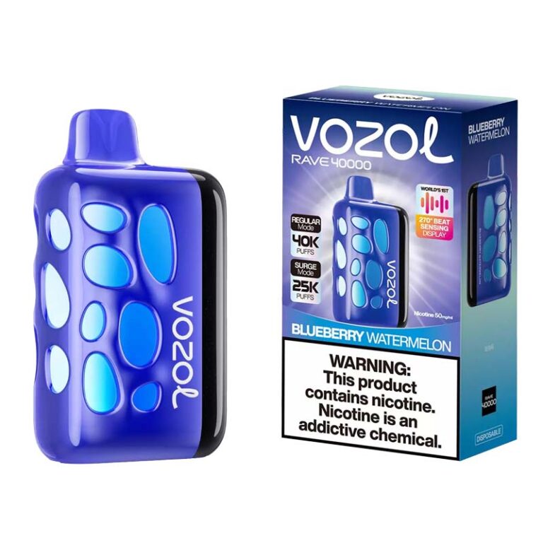 Vozol Rave 40000 Puffs Blueberry Watermelon Disposable Vape