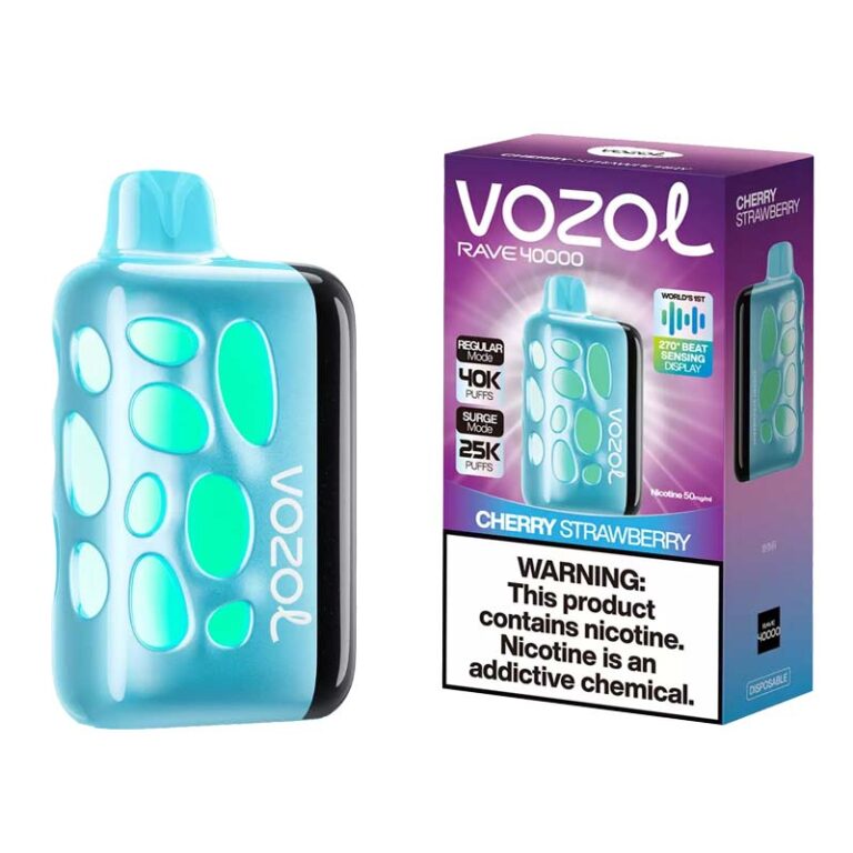 Vozol Rave 40000 Puffs Cherry Strawberry Disposable Vape