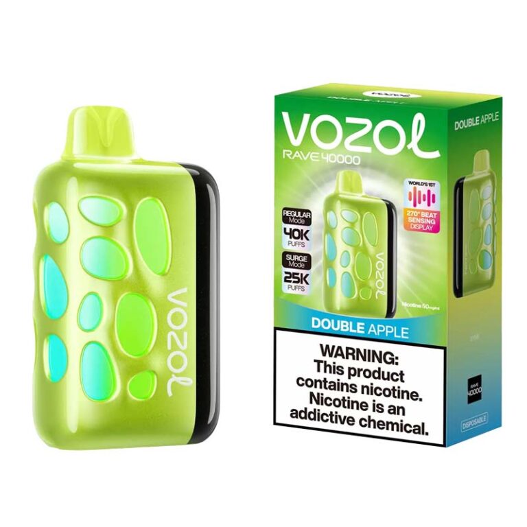 Vozol Rave 40000 Puffs Double Apple Disposable Vape