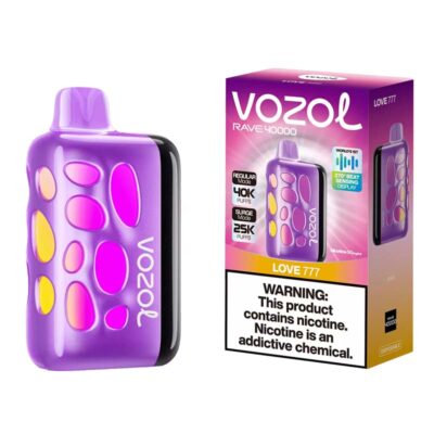 Vozol Rave 40000 Puffs Love 777 Disposable Vape