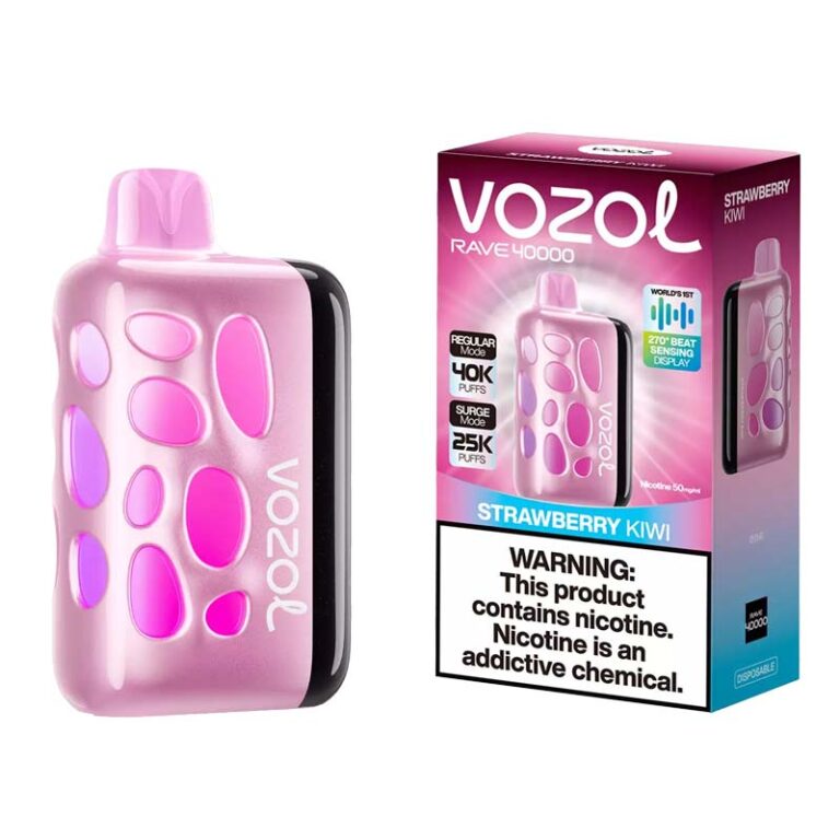 Vozol Rave 40000 Puffs Strawberry Kiwi Disposable Vape