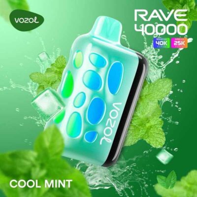 Vozol Rave Cool Mint 40000 Puffs Disposable Vape