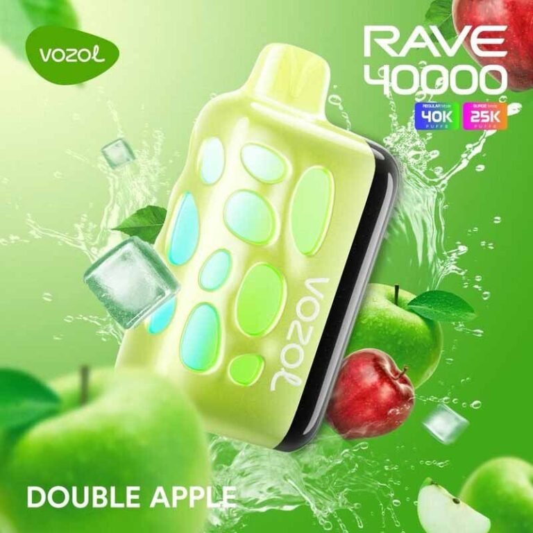 Vozol Rave Double Apple 40000 Puffs Disposable Vape