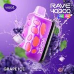 Vozol Rave Grape Ice 40000 Puffs Disposable Vape