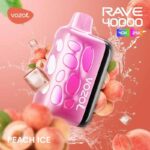 Vozol Rave Peach Ice 40000 Puffs Disposable Vape
