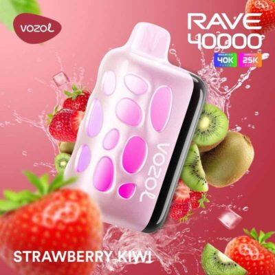 Vozol Rave Strawberry Kiwi 40000 Puffs Disposable Vape