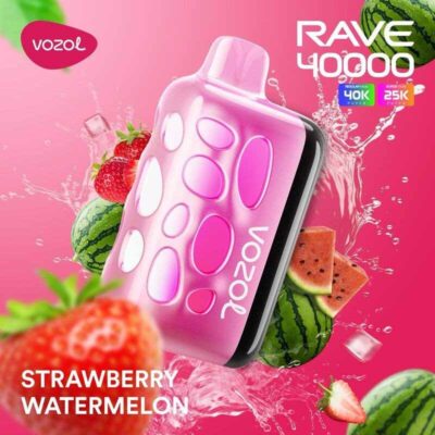 Vozol Rave Strawberry Watermelon 40000 Puffs Disposable Vape