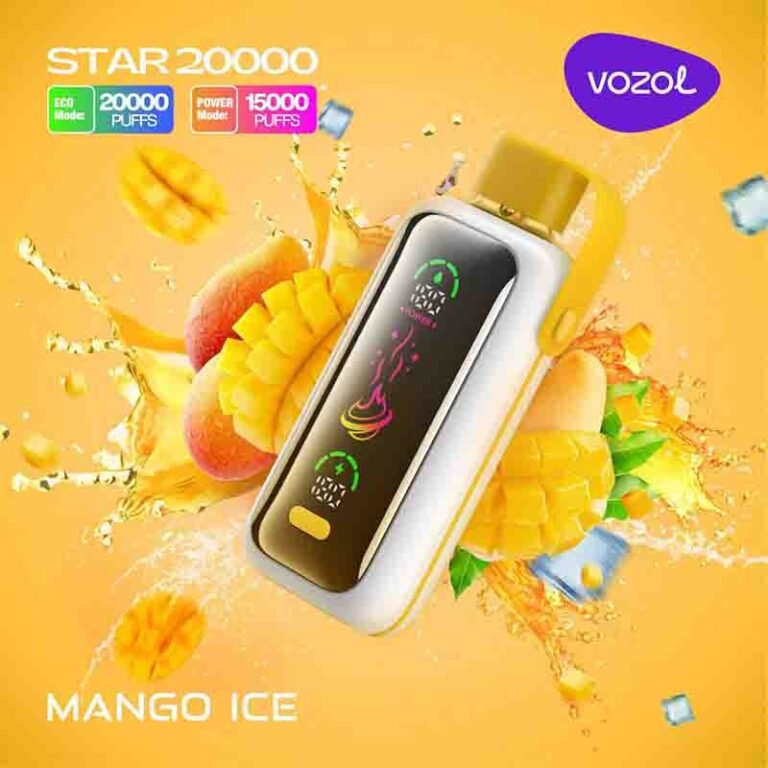 Vozol Star Mango Ice 20000 Puffs Disposable Vape Uae