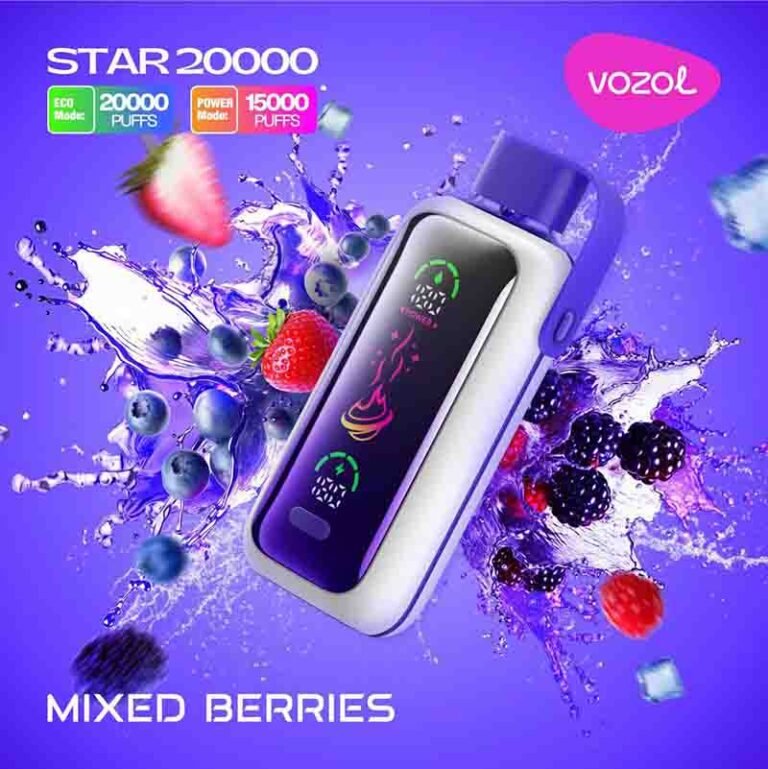 Vozol Star Mixed berries 20000 Puffs Disposable Vape Uae