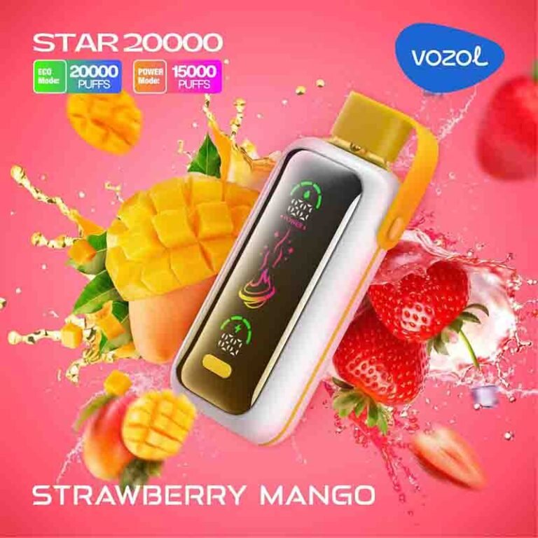 Vozol Star Strawberry Mango 20000 Puffs Disposable Vape Uae