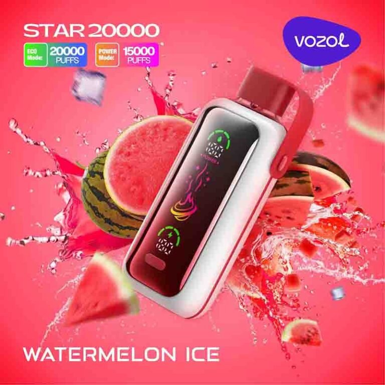 Vozol Star Watermelon Ice 20000 Puffs Disposable Vape Uae