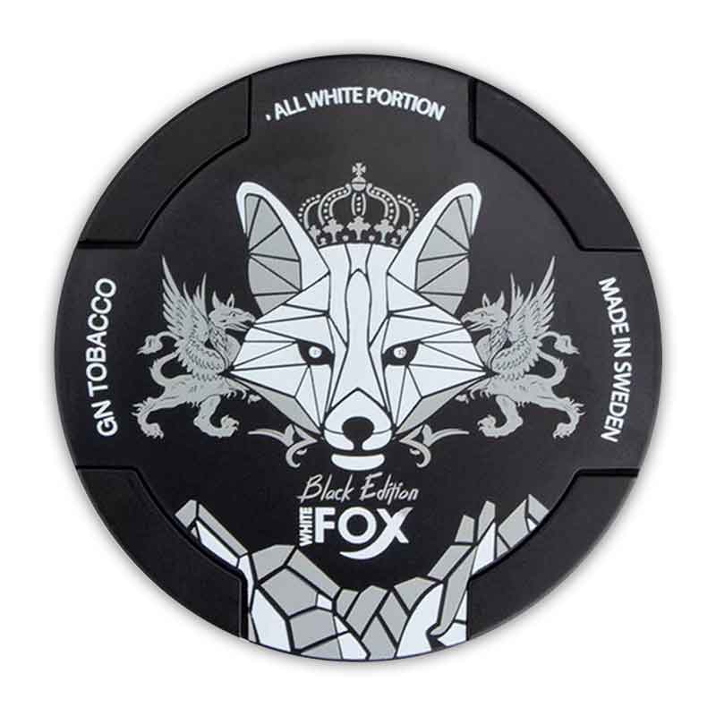 White-Fox-Black-Edition-Nicotine-Pouches-Design-B White Fox Black Edition Snus Uae