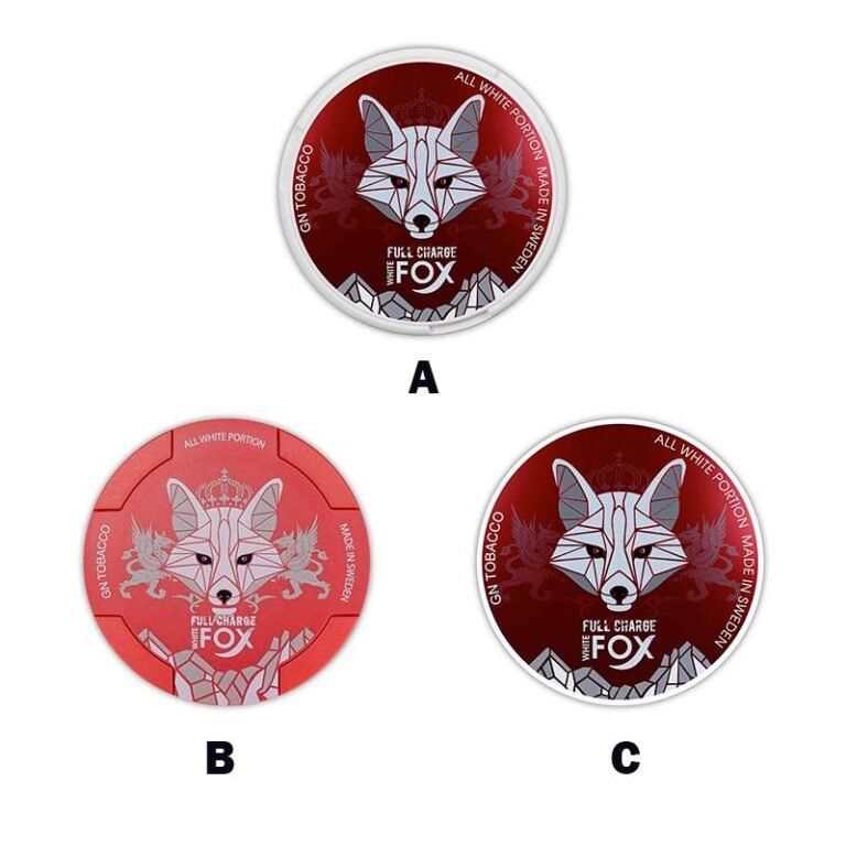 White fox Full Charge Nicotine Pouches All Design , Buy Nicotine Pouches Dubai At World Vape Uae