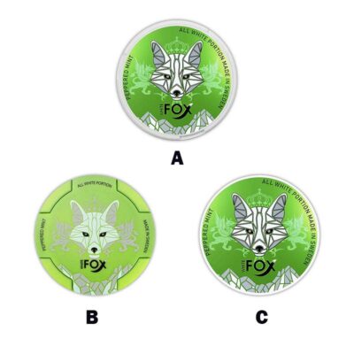 White fox Peppered Mint Nicotine Pouches All Design , Buy Nicotine Pouches Dubai At World Vape Uae