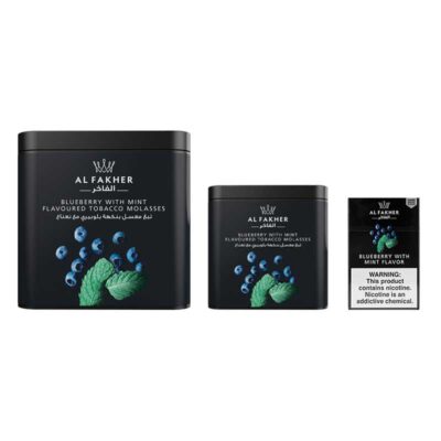 Al fakher Shisha Flavor Blueberry With Mint Original Al fakher Uae