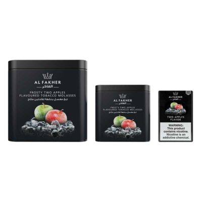 Al fakher Shisha Flavor Frosty Two Apples 1KG Original Al fakher Uae
