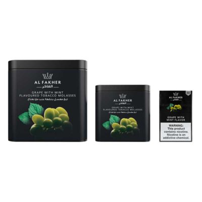Al fakher Shisha Flavor Grape With Mint Original Al fakher Uae