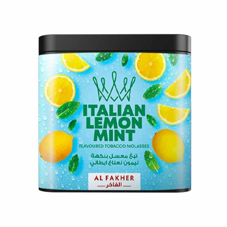 Al fakher Shisha Flavor Italian Lemon Mint 1KG Original Al fakher Uae