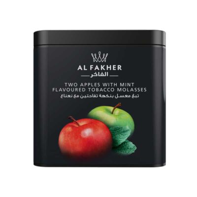 Al fakher Shisha Flavor Two Apples With Mint 1KG Original Al fakher Uae