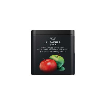 Al fakher Shisha Flavor Two Apples With Mint 250G Original Al fakher Uae