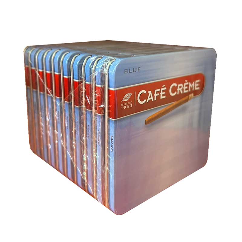 Cafe-Creme-Blue-Cigars-Box Cafe Creme Blue little Cigars Box | Smoking Shop Uae , World vape uae Smoking Shop