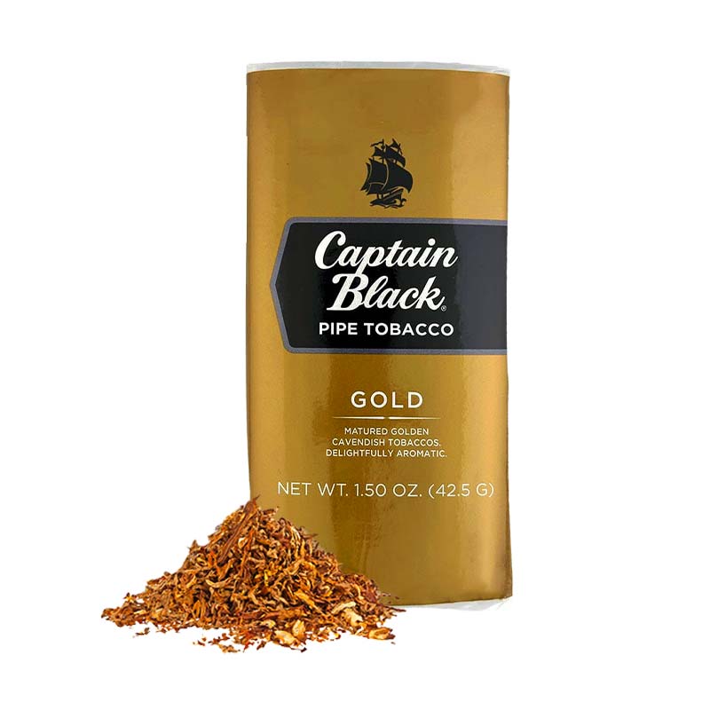 Captain-Black-Gold2-Pipe-Tobacco Captain Black Gold Pipe Tobacco | WorldVape Uae Online Smoking Shop