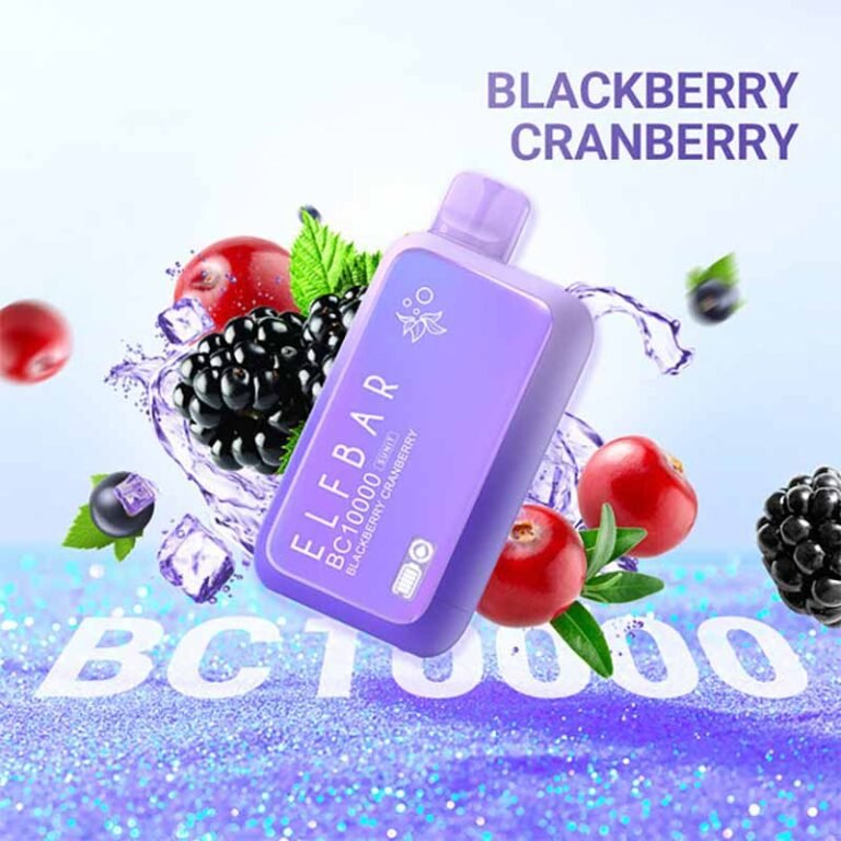 Elfbar BC10000 Puffs Blackberry Cranberry Disposable Vape Uae | Worldvape Uae