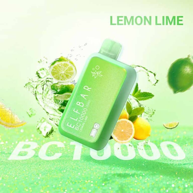 Elfbar BC10000 Puffs Lemon Lime Disposable Vape Uae | Worldvape Uae