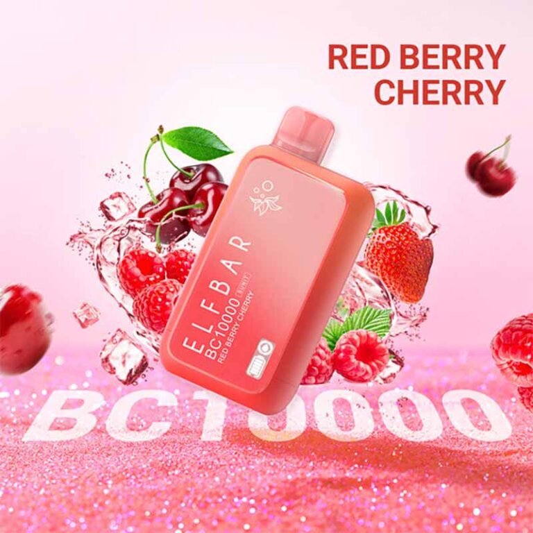 Elfbar BC10000 Puffs Red Berry Cherry Disposable Vape Uae | Worldvape Uae