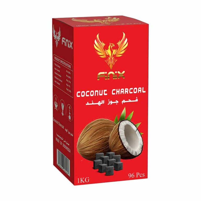 Finix Coconut Charcoal 1Kg 96 Pcs Pack | Buy Charcoal