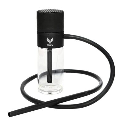 Finix Portable Car Hookah Glass Black Color | WorldVape Uae Online Shisha Shop
