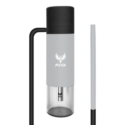 Finix Portable Car Hookah Plastic Grey Color | Buy Travel Hookah Online