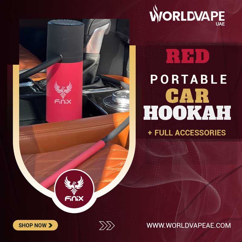 Finix-Travel-Hookah-Car-Plastic-Red-Color2 Finix Travel Hookah Car Plastic Red Color