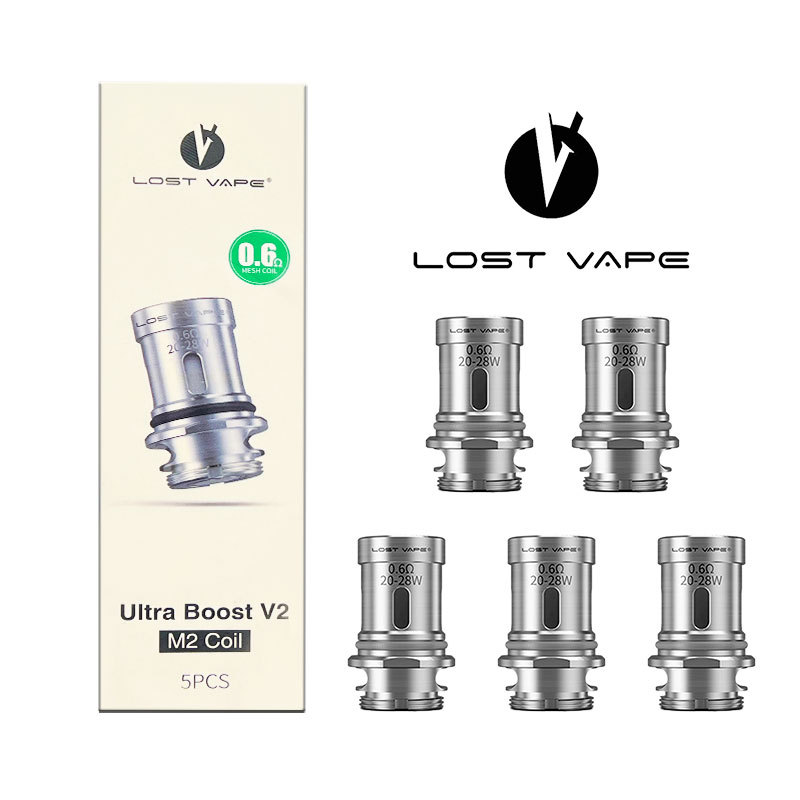 Lost-Vape-Ultra-Boost-V2-M2-Mesh-Coil-0.6-ohm-20-28W-Pack Lost Vape Ultra Boost V2 M2 Mesh Coil 0.6 ohm 20-28W Pack | Online Vape Shop Dubai -WorldVapeUae