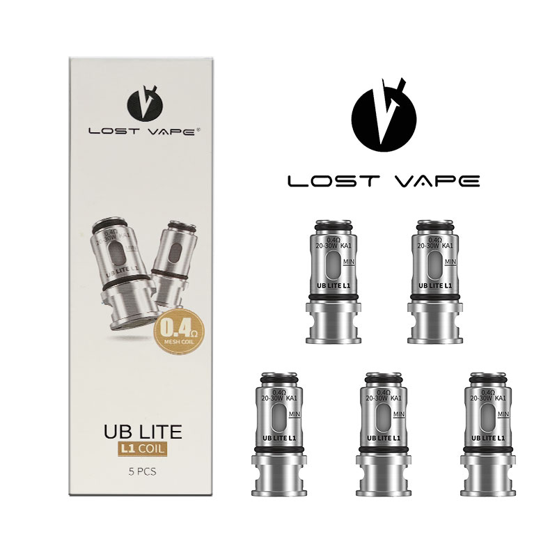 LostVape-Ub-Lite-Coils-L1-0.4-ohm-20-30W-Pack2 Lost Vape Ub Lite Coils L1 0.4 ohm 20-30W Pack | Top Online Vape Shop Dubai -WorldVapeUae