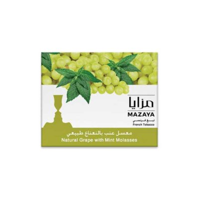 Mazaya Grape With Mint Shisha Flavour 250g – Premium shisha molasses at WorldVapeUae Dubai