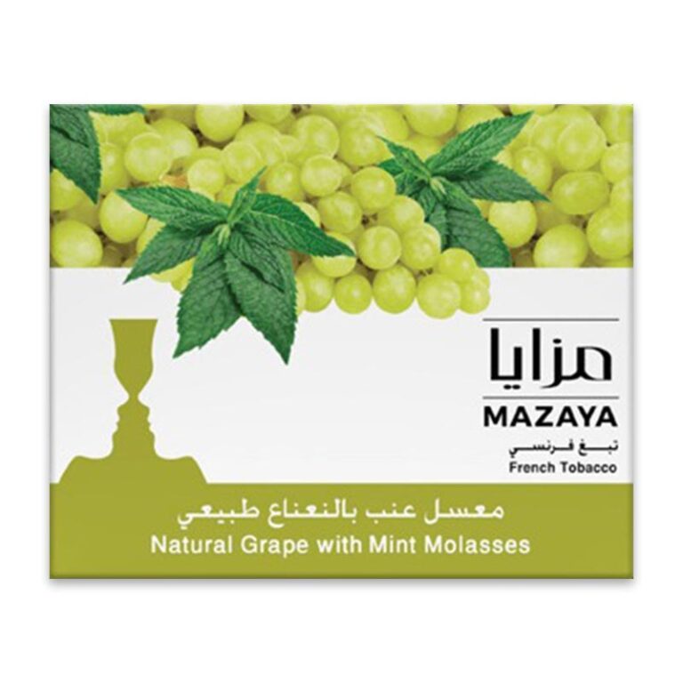 Maza Grape With Mint Tobacco Molasses 1kg Available at Best Online Shisha and Vape Shop WorldVapeUae