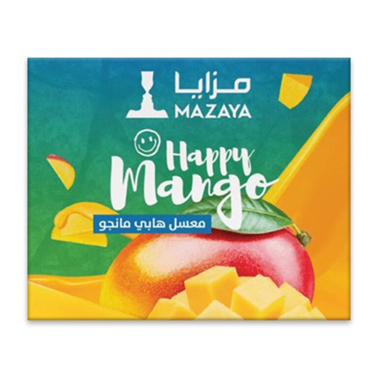 Maza Happy Mango Tobacco Molasses 1kg Available at Best Online Shisha and Vape Shop WorldVapeUae