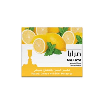 Mazaya Lemon With Mint Shisha Flavour 250g – Premium shisha molasses at WorldVapeUae Dubai